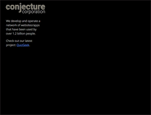 Tablet Screenshot of conjecture.com